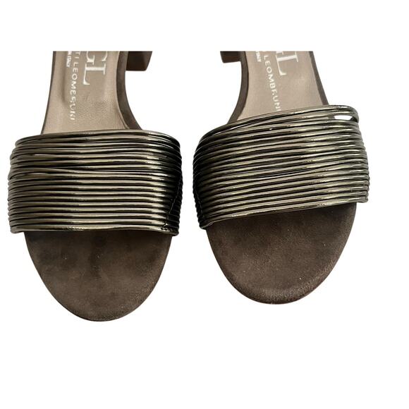 AGL Mary Kate Block Heel Sandals •36.5/ 6.5• Attilio Giusti Leombruni Suede $395 - Picture 3 of 11